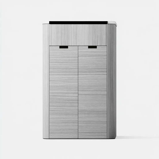 Scarpiera dal design essenziale, bianco, per la casa